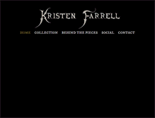 Tablet Screenshot of kristenfarrell.com